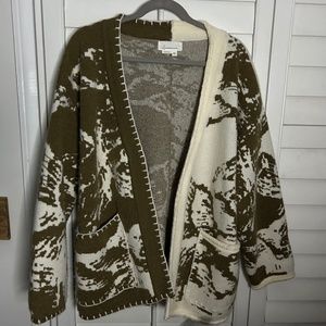 Anthropologie cardigan blazer
